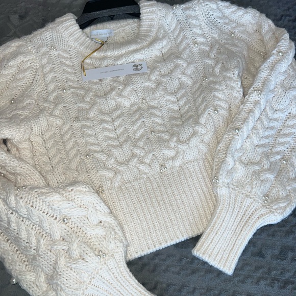 House of Harlow pearl sweater - Picture 5 of 5
